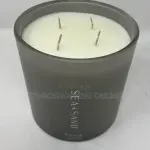 Sea Sand 53 OZ Scented Soy Wax Blend 4-Cotton Wick Candle