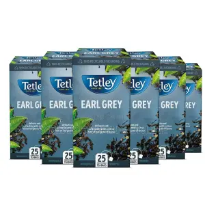 Tetley Earl Grey Pack Sizes 25s 60ghs Each