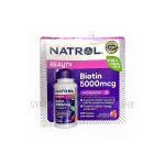 Natrol Biotin Beauty 5000mcg Extra Strength Strawberry